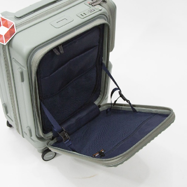BERMAS EURO CITY Ⅲ ユーロシティ サイドポケット付き フロントオープン キャリーケース 35L 60526-14