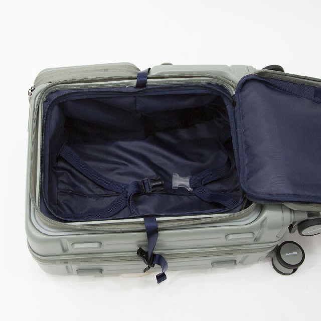 BERMAS EURO CITY Ⅲ ユーロシティ サイドポケット付き フロントオープン キャリーケース 35L 60526-16