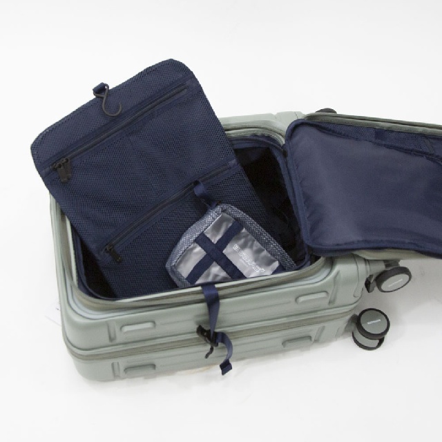 BERMAS EURO CITY Ⅲ ユーロシティ サイドポケット付き フロントオープン キャリーケース 35L 60526-15