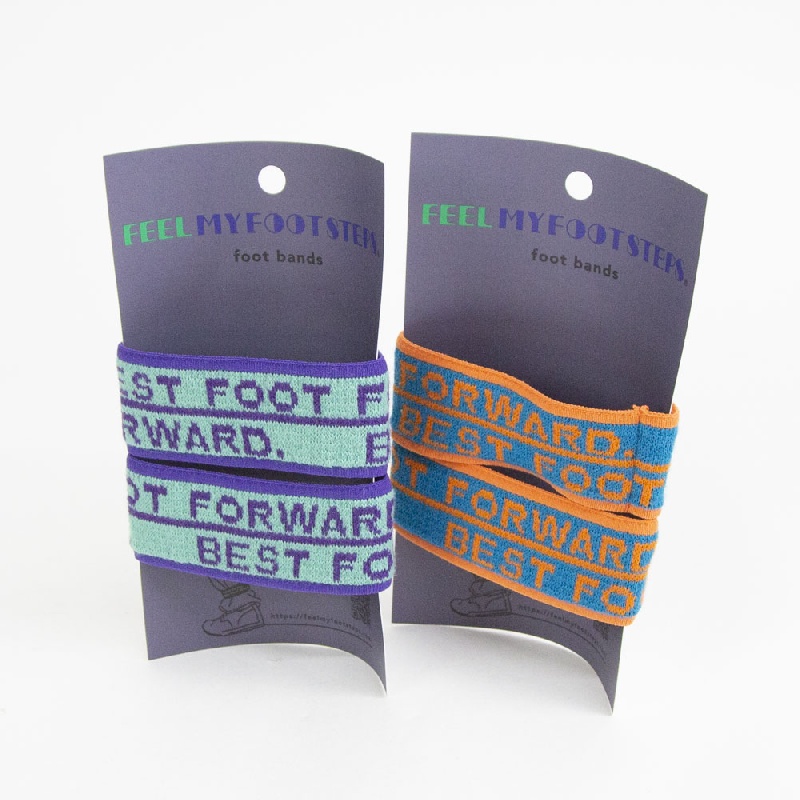 FEEL MYFOOT STEPS. フィールマイフットステップス best foot forward. フットバンド FF115