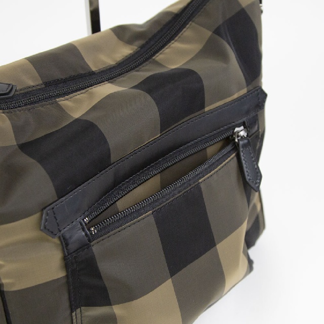 BEAU DESSIN　ボーデッサン　チュールチェック柄　フロントジップ付き　ショルダー　CK-015-6