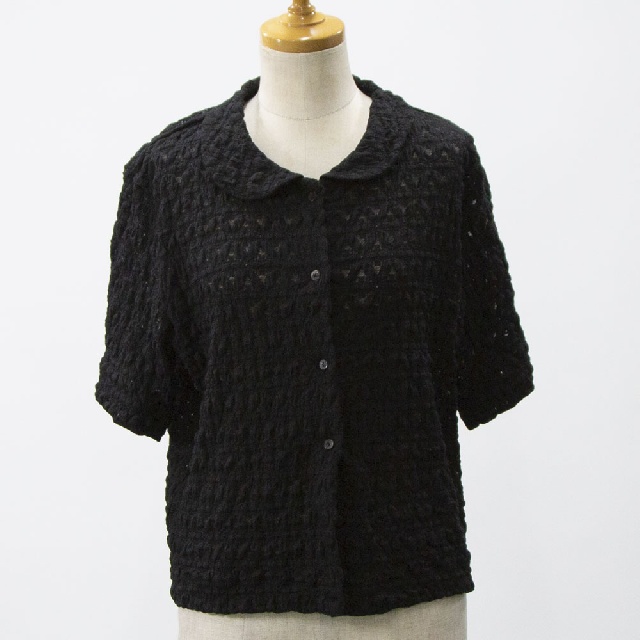 mizuiroind   ミズイロインド　ストレッチラウンドカラーシャツ　2-210111-2
