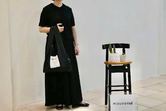 mizuiroind   ミズイロインド　ストレッチラウンドカラーシャツ　2-210111-10