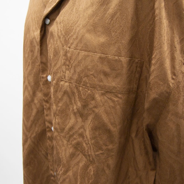 M53　エムゴーサン　ジャカード　キューバシャツ　MSH-026A-6