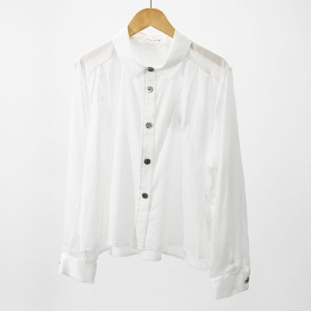Y's for living　ワイズフォーリビング　80/1サテン　シャツ　L25-R16-25-1