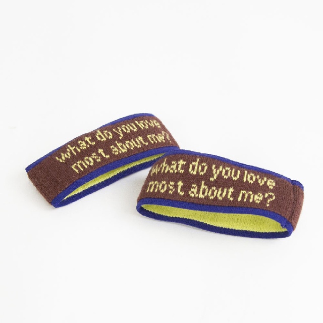 FEEL MYFOOT STEPS. フィールマイフットステップス what do you love most about me? フットバンド FF032-1