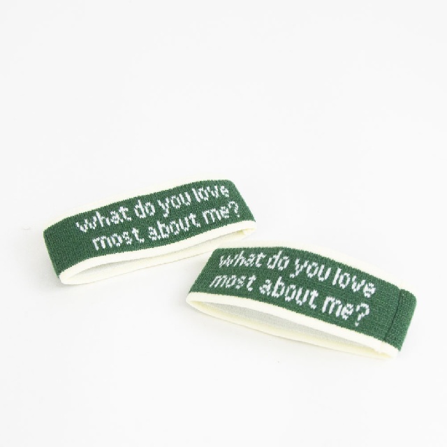 FEEL MYFOOT STEPS. フィールマイフットステップス what do you love most about me? フットバンド FF032-2