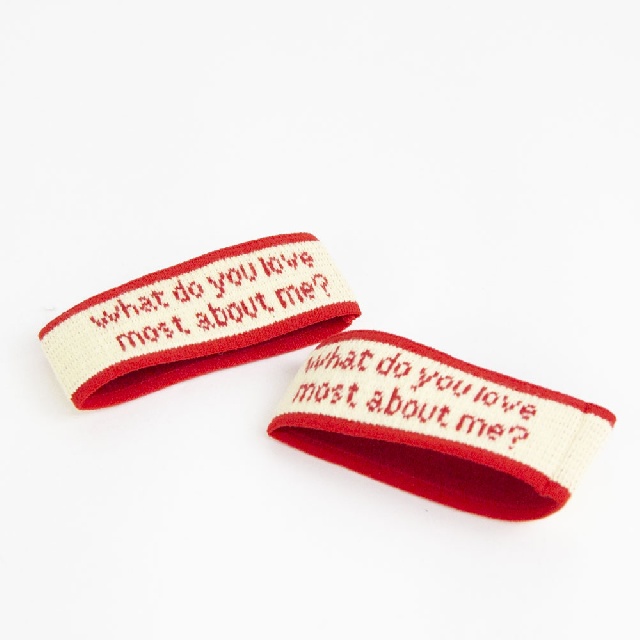 FEEL MYFOOT STEPS. フィールマイフットステップス what do you love most about me? フットバンド FF032-3