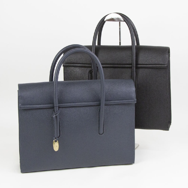 TOFF & LOADSTONE　トフアンドロードストーン　DEBONEIR LEATHER 　FRAP BRIEF CASE　デボネアレザー　フラップブリーフケース　S47-11060