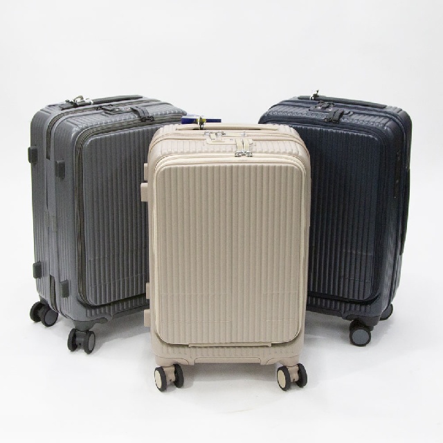 Innovator　イノベーター　フロントオープン　ジップキャリー　エンボス　38L　4輪　INV-50-0