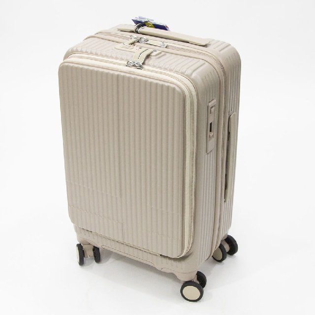 Innovator　イノベーター　フロントオープン　ジップキャリー　エンボス　38L　4輪　INV-50-1