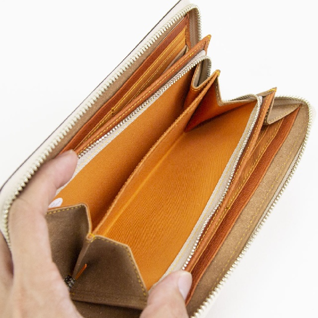 charmes　シャルムス　リサイクルレザー　ラウンドジップ　長財布　CH-188-10