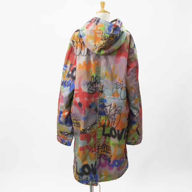 ONEMADE　ワンメイド　FULL PRINT MODS COAT　フルプリント　モッズコート　ONE-1461-4