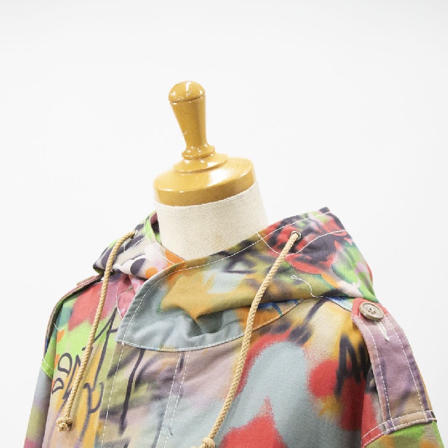 ONEMADE　ワンメイド　FULL PRINT MODS COAT　フルプリント　モッズコート　ONE-1461-6