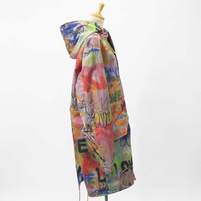 ONEMADE　ワンメイド　FULL PRINT MODS COAT　フルプリント　モッズコート　ONE-1461-5