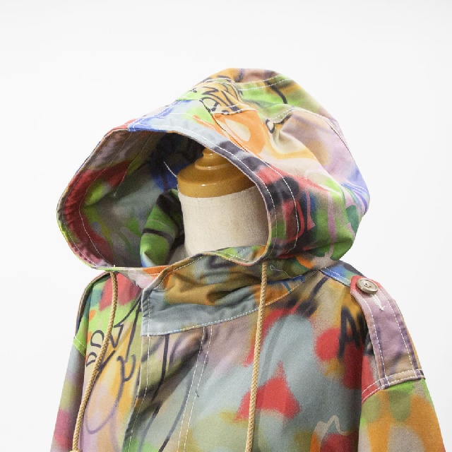 ONEMADE　ワンメイド　FULL PRINT MODS COAT　フルプリント　モッズコート　ONE-1461-7
