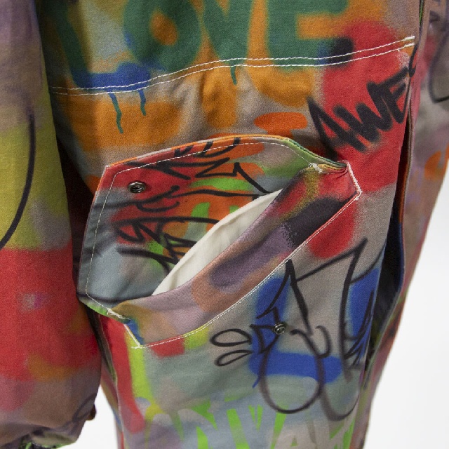 ONEMADE　ワンメイド　FULL PRINT MODS COAT　フルプリント　モッズコート　ONE-1461-9