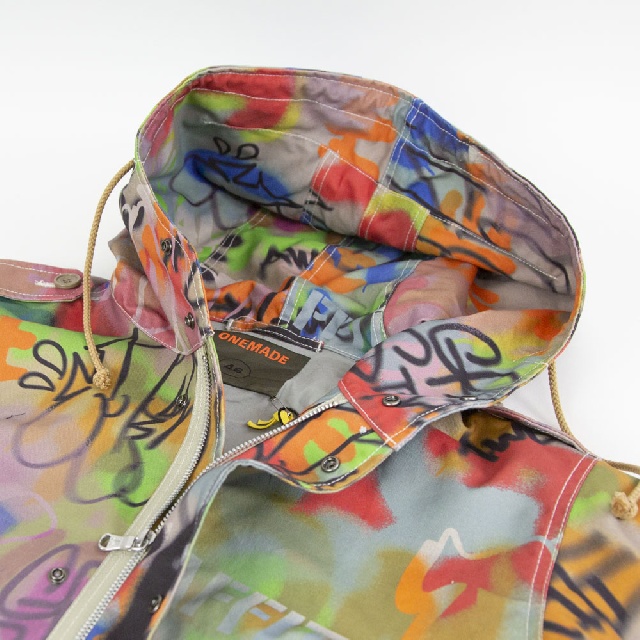 ONEMADE　ワンメイド　FULL PRINT MODS COAT　フルプリント　モッズコート　ONE-1461-11