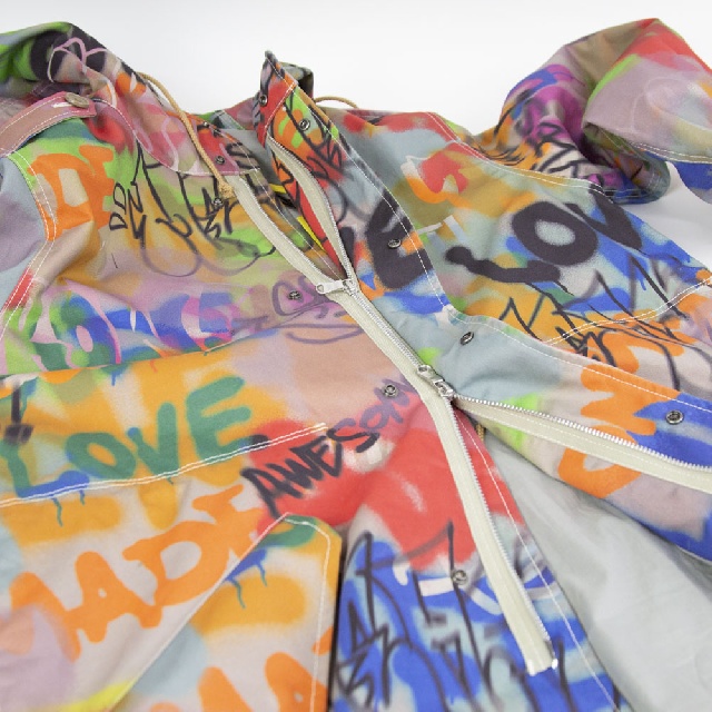 ONEMADE　ワンメイド　FULL PRINT MODS COAT　フルプリント　モッズコート　ONE-1461-12