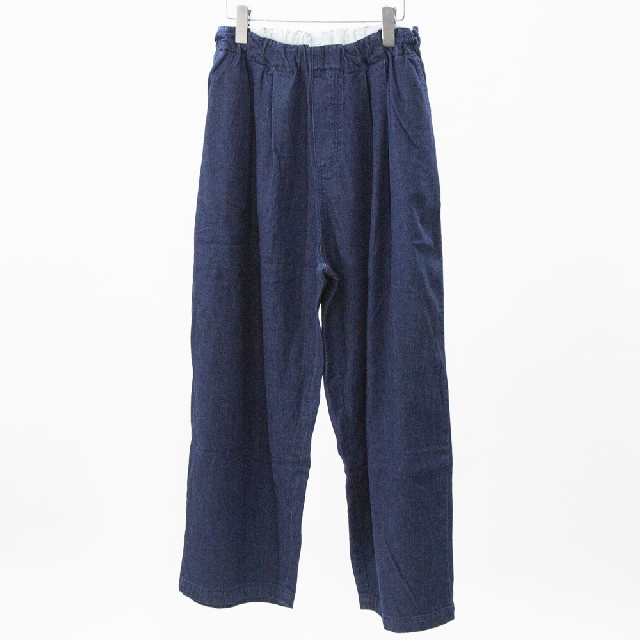 mizuiro ind　ミズイロインド　デニムタックワイドパンツ　3-260068-1