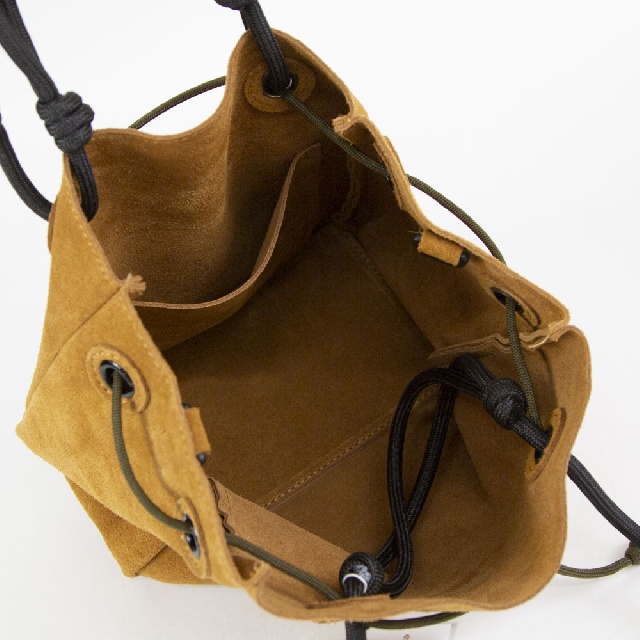 【25AW新作】HAIDA TANKER SUEDE (S) ハイダ　タンカー　スウェード S　ドローストリングバッグ　HAI11-TAN-S-6