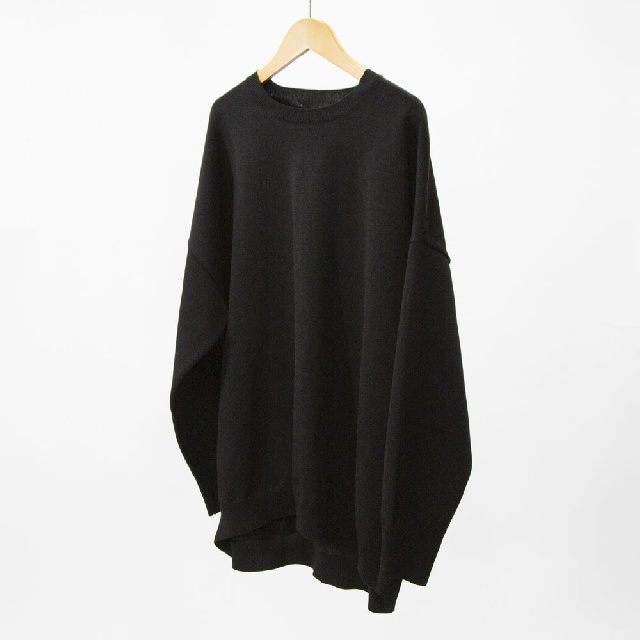 mizuiro ind　ミズイロインド　クルーネックワイドプルオーバー　3-220122-3