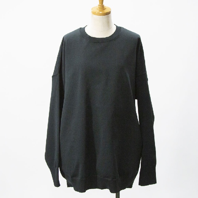 mizuiro ind　ミズイロインド　クルーネックワイドプルオーバー　3-220122-4