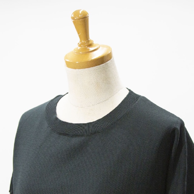 mizuiro ind　ミズイロインド　クルーネックワイドプルオーバー　3-220122-8