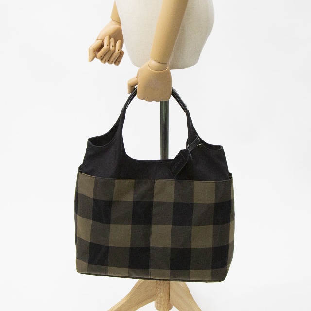 BEAU DESSIN　ボーデッサン　チュールチェック柄　トートバッグ　CK-3066-9