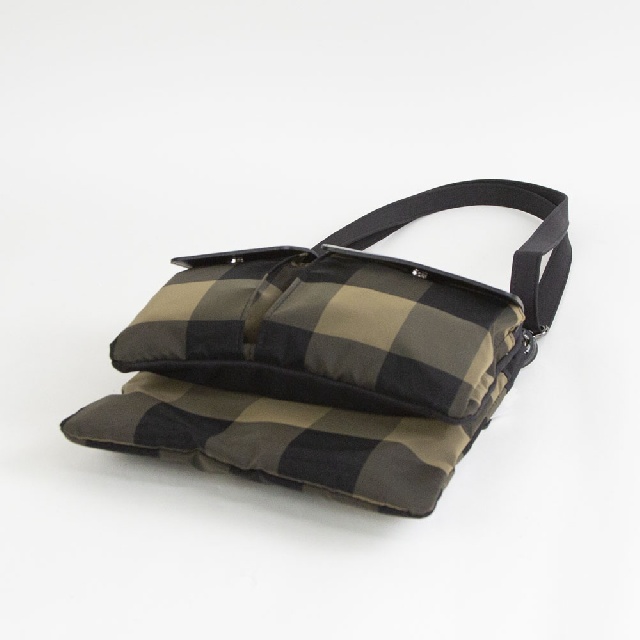 BEAU DESSIN　ボーデッサン　チュールチェック柄　2ポケット　ショルダーバッグ S　CK-2010-4