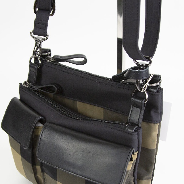 BEAU DESSIN　ボーデッサン　チュールチェック柄　2ポケット　ショルダーバッグ S　CK-2010-6