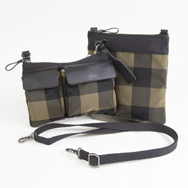 BEAU DESSIN　ボーデッサン　チュールチェック柄　2ポケット　ショルダーバッグ S　CK-2010-11