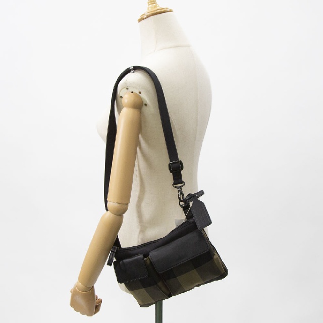 BEAU DESSIN　ボーデッサン　チュールチェック柄　2ポケット　ショルダーバッグ S　CK-2010-13