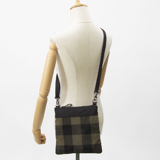 BEAU DESSIN　ボーデッサン　チュールチェック柄　2ポケット　ショルダーバッグ S　CK-2010-14