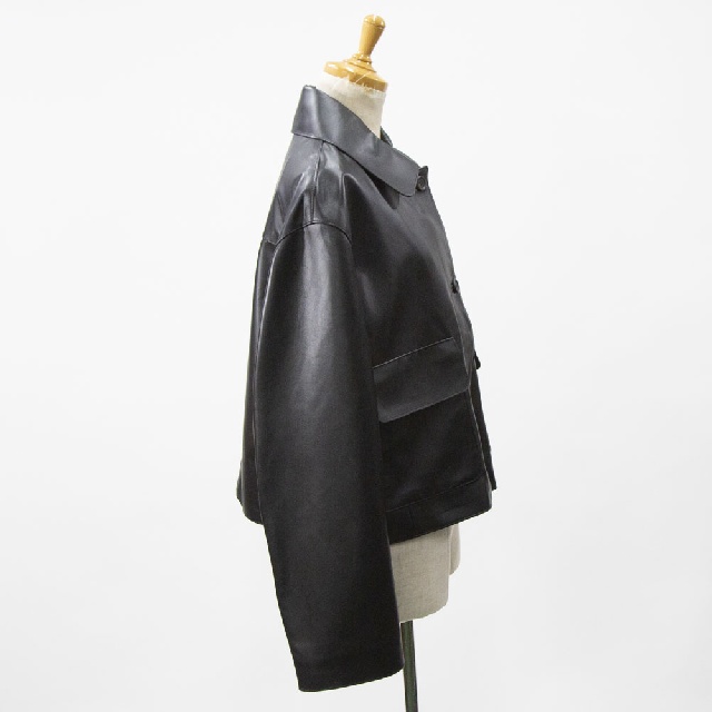 EMMETI　BEATRICE　SP LAMB SKIN NAPPA　エンメティ　ベアトリス　ショート レザージャケット　BEATRICE-4