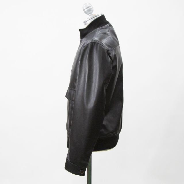 EMMETI　GUS LANA　SP LEATHER　エンメティ　ガス　ラムスキンジャケット　A-1型ブルゾン　GUS LANA-2