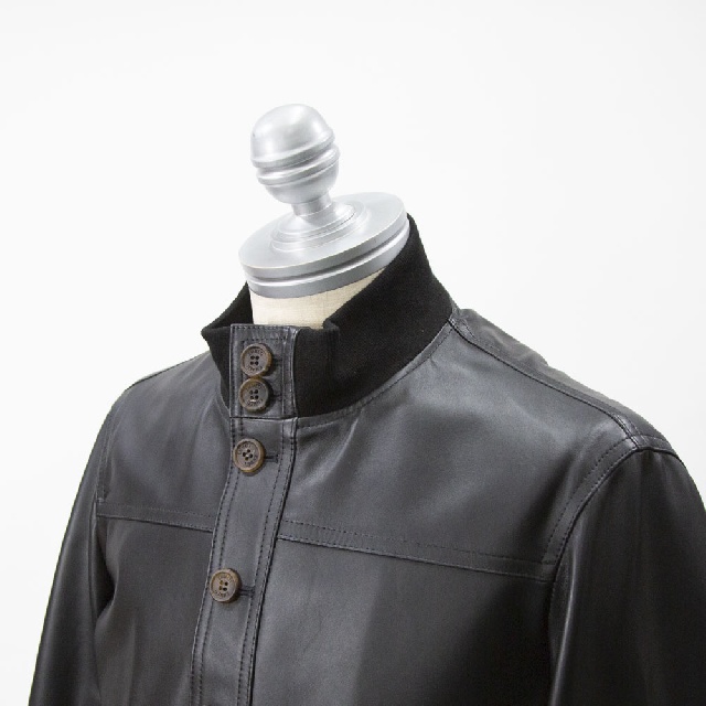 EMMETI　GUS LANA　SP LEATHER　エンメティ　ガス　ラムスキンジャケット　A-1型ブルゾン　GUS LANA-5