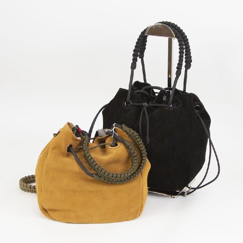 【25AW新作】HAIDA TANKER SUEDE (S) ハイダ　タンカー　スウェード S　ドローストリングバッグ　HAI11-TAN-S