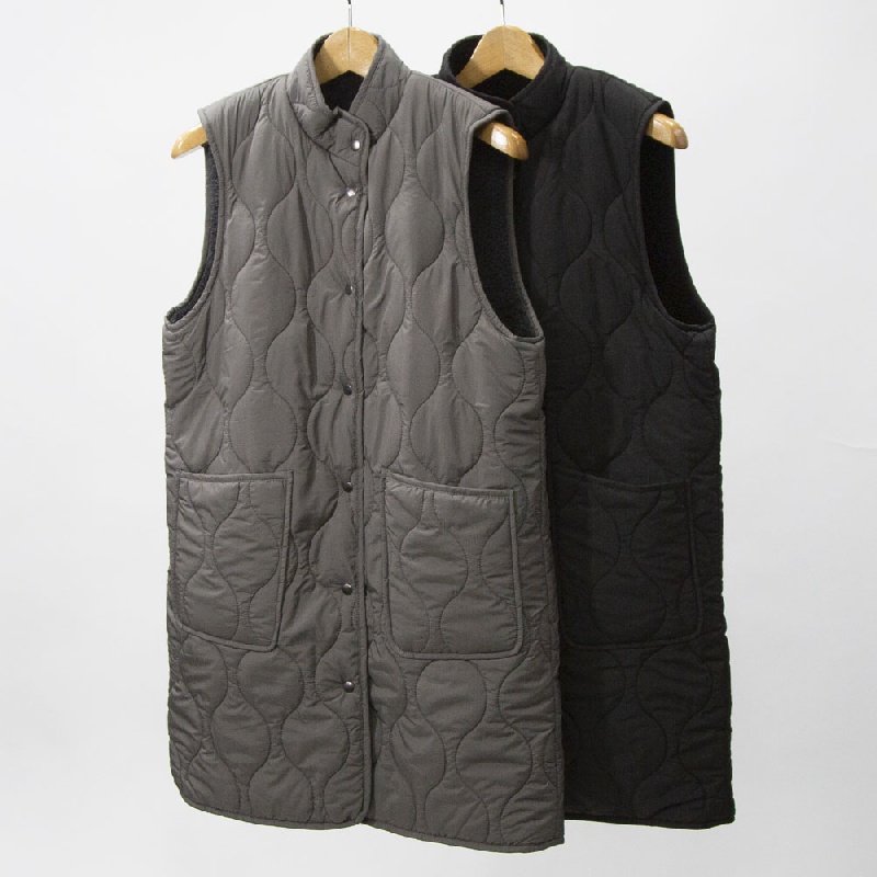 MidiUmi　ミディウミ　キルティングリバーシブルベスト　3-779917