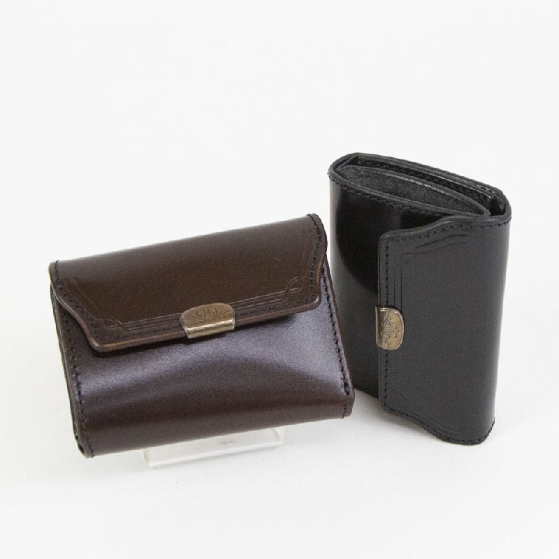 池之端銀革店　Dual　デュアル　サドルプルアップ　コンパクト財布　DCR-1040