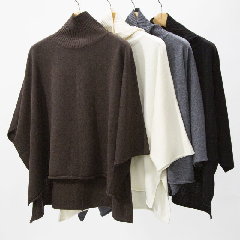 mizuiro ind　ミズイロインド　ポンチョライクプルオーバー　4-220101