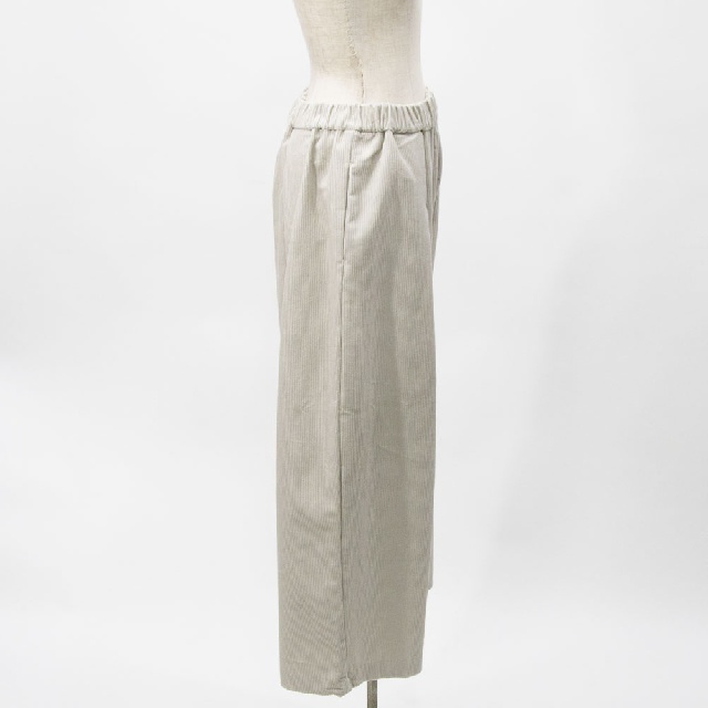 mizuiro ind　ミズイロインド　コーデュロイワイドパンツ　3-260060-5