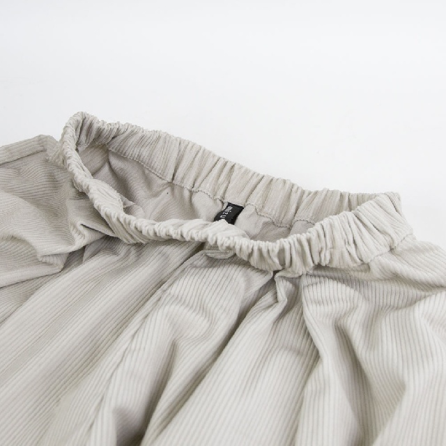 mizuiro ind　ミズイロインド　コーデュロイワイドパンツ　3-260060-10