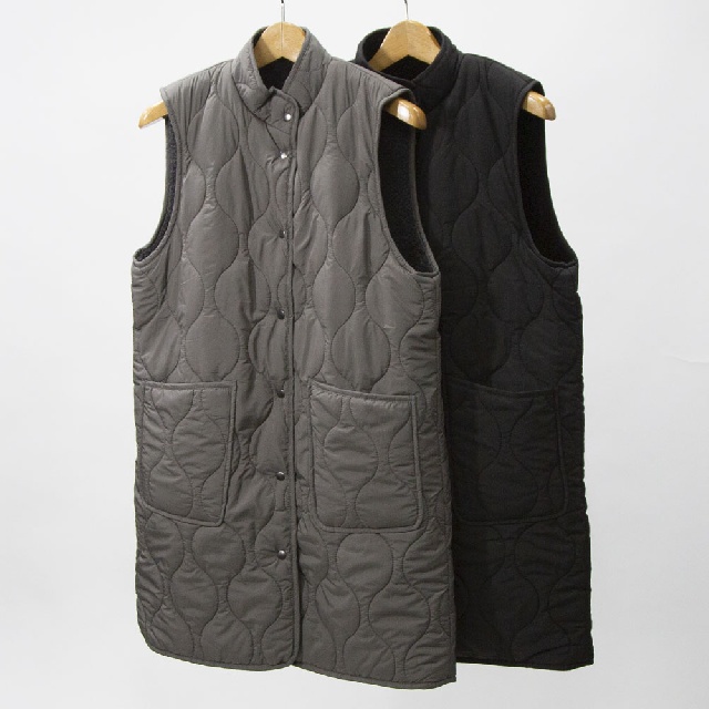 MidiUmi　ミディウミ　キルティングリバーシブルベスト　3-779917-0