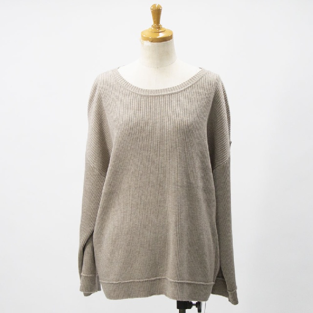 MIDIUMISOLID　ミディウミソリッド　リブピンタックプルオーバー　4-125150-2