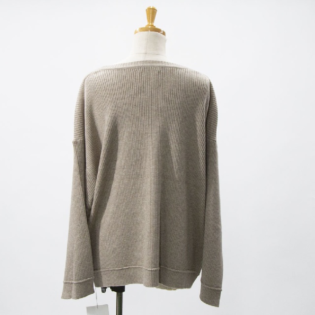 MIDIUMISOLID　ミディウミソリッド　リブピンタックプルオーバー　4-125150-4