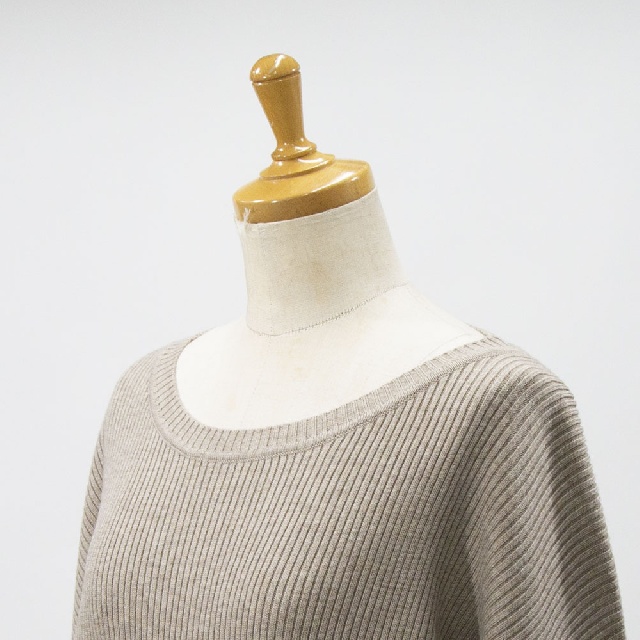 MIDIUMISOLID　ミディウミソリッド　リブピンタックプルオーバー　4-125150-6