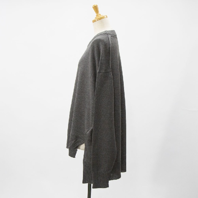 MIDIUMISOLID　ミディウミソリッド　和紙ウールプルオーバー　3-125004-4