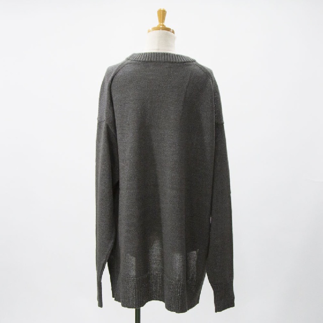 MIDIUMISOLID　ミディウミソリッド　和紙ウールプルオーバー　3-125004-5