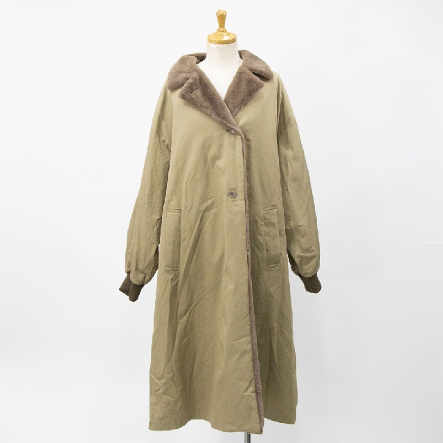 mizuiro ind　ミズイロインド　バックボアコート　3-270052-2